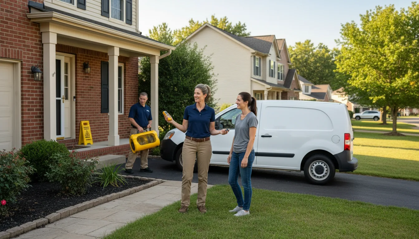 Water restoration image for Dehumidification And Cleanup Services in Rochester, VT